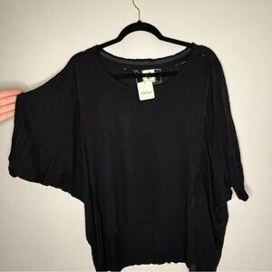 We The Free Charcoal Top